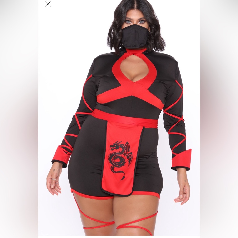 Dragon Ninja 3pc costume set - Picture 1 of 13